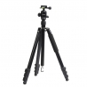STARBLITZ - Kit trépied 2 en 1 aluminium 4 sections en noir