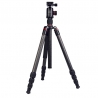 STARBLITZ - TSC284B Kit Trépied Monopode Carbone 4 sections avec rotu