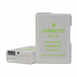 STARBLITZ - Batterie rechargeable compatible Nikon EN-EL14+ Lithium-i