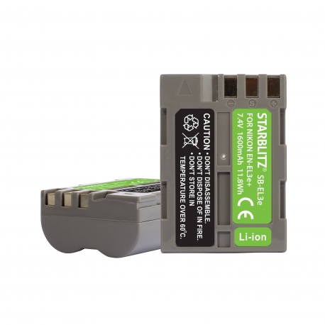 STARBLITZ - Batterie rechargeable compatible Nikon EN-EL3e+ Lithium-i