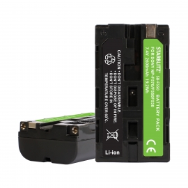 STARBLITZ - Batterie vidéo rechargeable compatible Sony NP F550 Lithi