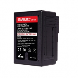 STARBLITZ - SB-V95 Micro Batterie Monture V avec sortie USB et D-TAP 