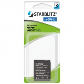 STARBLITZ - Batterie rechargeable compatible GoPro AHDBT 302 Lithium-