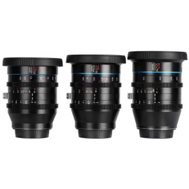 SIRUI - Kit d'objectifs ciné prime macro plein format 24/35/50 (montu