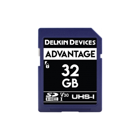 DELKIN - 32GB ADVANTAGE SD UHS-I (V30)