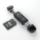 KERPIX - Lecteur de cartes 2-en-1 (SD-MicroSD) USB 3.0