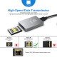 Lecteur cartes 2-en-1CF EXPRESS Type B+XQD-2 prises Type C+USB-10Gbps