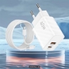 Chargeur mural double 40W USBA + USBC