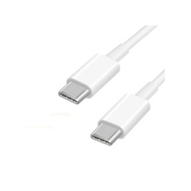 Câble uni blanc 5V x 1m USB-C vers USB-C