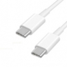 Câble uni blanc 5V x 1m USB-C vers USB-C