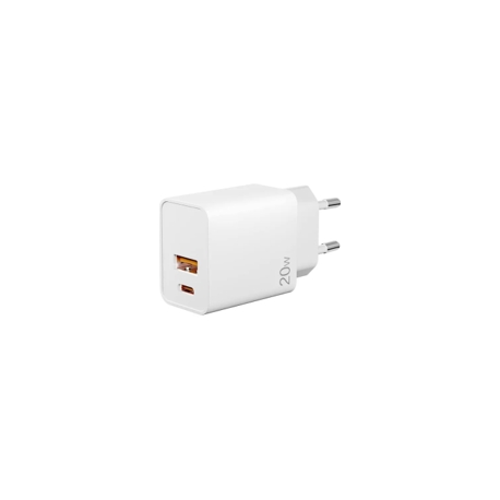 Chargeur mural double 20W USBA + USBC