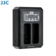 JJC - Chargeur USB pour 2 batteries EN-EL14-14A