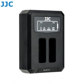 JJC - Chargeur USB pour 2 batteries NB13L