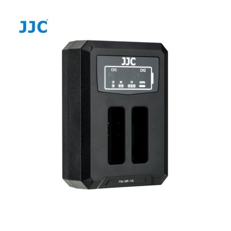 JJC - Chargeur USB pour 2 batteries NB13L
