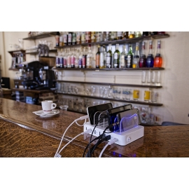 Station de Charge smartphones - 6 Port - 4xType C - 2xMicro-USB