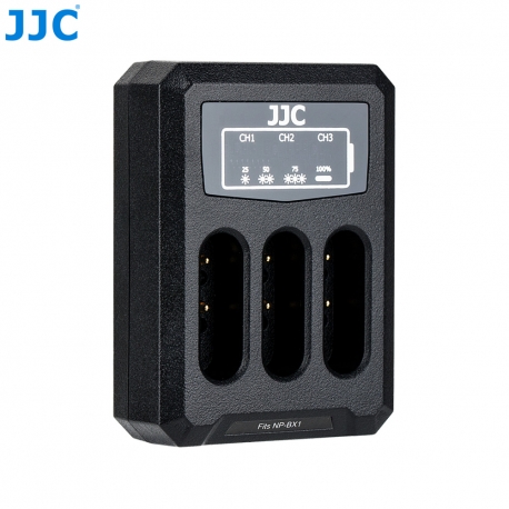 JJC - Chargeur USB pour 2 batteries Sony NP-BX1