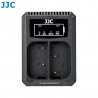 JJC - Chargeur USB pour 2 batteries Olympus BLX-1