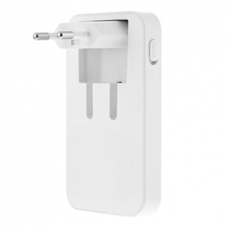 TNB - Chargeur secteur universel pliable 65W à 3 prises (USB-A et US