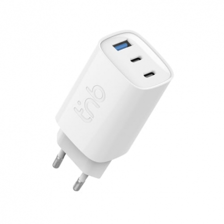 TNB - Chargeur Turbo Charge 65W à 3 prises (USB-A et USB-C x 2)