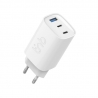 TNB - Chargeur Turbo Charge 65W à 3 prises (USB-A et USB-C x 2)
