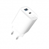 TNB - Chargeur Turbo Charge 45W à double prise USB-A et USB-C