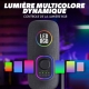 TNB - Pack microphone multi-directionnel RGB, bras articulé