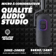 TNB - Pack microphone multi-directionnel RGB, bras articulé
