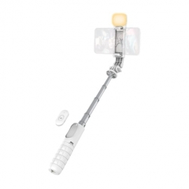 TNB - Mini perche à selfie Bluetooth 2 en 1 avec éclairage LED