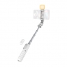 TNB - Mini perche à selfie Bluetooth 2 en 1 avec éclairage LED