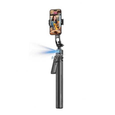 TNB - Perche Smartphone avec Trépied 160cm intégré et Suivi Visage 36