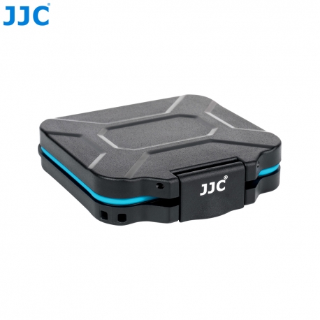 JJC - Boite de rangement carrée, antichoc et étanche SD x 4, Micro SD
