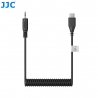 JJC - Cable spiralé prise Jack + USB-C - Compatible Sony