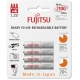 FUJITSU - Blister 4 Piles Rechargeables AAA - NiMh