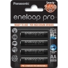 ENELOOP PRO - Blister 4 Piles AA - NiMh - 2500mAh (piles noires)