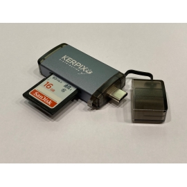 Lecteur de cartes SD et Micro SD - prise Type-C