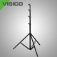 VISICO-Pied d'éclairage amortisseur à air, haut 2,47m, support 4 Kgs