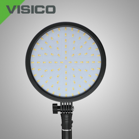 VISICO - Kit d'éclairage LED 2x 48W, 2xSoftbox 50x70cm, 2x pieds, 1x 