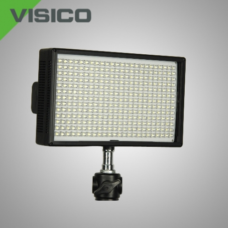 VISICO - Panneau 312 LED 18W, 3200°K - 5600°K - 2 Batteries Lithium 