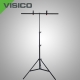 VISICO-Support fond d'écran barre en T, Hauteur 1,90m, largeur 0.90m