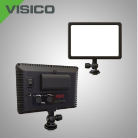 VISICO - Panneau LED 25W/400 Lux, 3200/5600°K, batterie/secteur