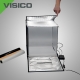 VISICO - Tente d'éclairage objets 40x40x40cm avec rampe 120 Leds