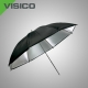VISICO - Parapluie Noir/Argent Ø80cm