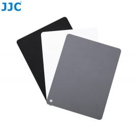 JJC - Charte de Gris - lot de 3 cartes Gris, Noir, Blanc