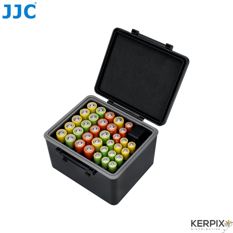 JJC - Boite rangement piles 20LR6-14LR3 avec testeur - Approphoto
