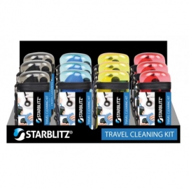 STARBLITZ - Kit de nettoyage de voyage (contenu 12 pieces)